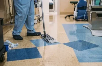 Limpeza piso concorrente e terminal
